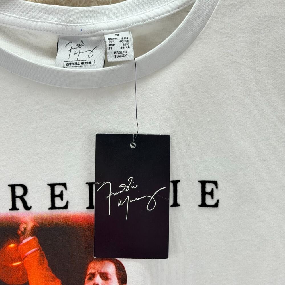 Freddy Mercury Bravado Designs T Shirt M 8/10 Cotton Short Sleeve Crew Neck - Picture 9 of 12